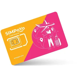 SIMPoYo 5G/4G HighSpeed Data SIM Card |Free 10GB EU 30Day Data
