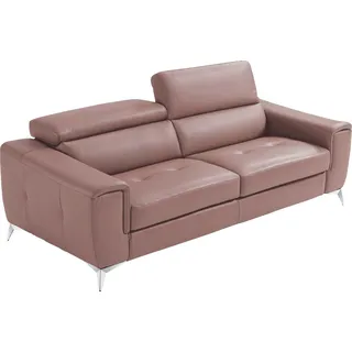 Egoitaliano Schlafcouch Leder 3-1 Garnitur Beige