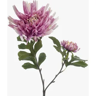 artplants.de Kunst Zweig Dahlie KALGER, lila, 75cm