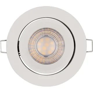 osram homelighting Einbaustrahler 3er Pack weiß Aluminium