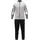 Trainingsanzug hellgrau/weiß/grau 4XL