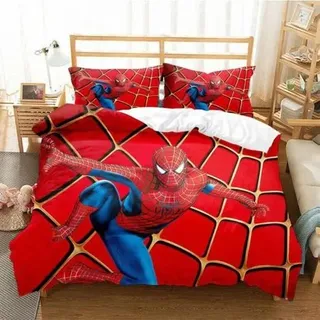Klvgtifs Pu – 3-teiliges Bettwäscheset, Bettbezug 200 X 200 Cm + 2 Kissenbezüge 50 X 75 Cm Aus Superweicher Mikrofaser, Anime 4