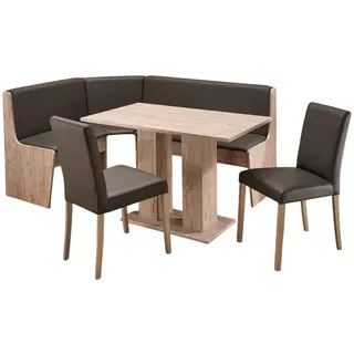 58 aufm Kessel Eckbankgruppe, Dania Eiche San Remo Anthrazit,