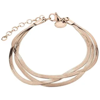 Liebeskind Berlin Snake-Chain Armband Edelstahl rosa 563050C00 Größe 18