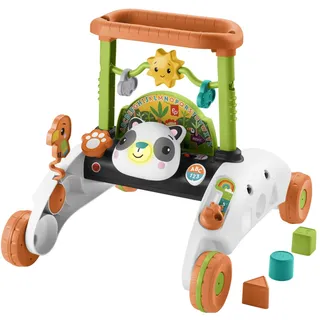 Fisher-Price 2-seitiger Panda-Lauflernwagen, Mehrsprachig