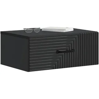 vidaXL Nachtschrank 49 x 34,5 x 20 cm Schwarz