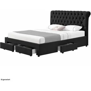 Hti-Living Claire 180 x 200 cm Anthrazit