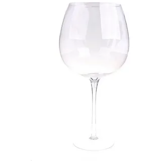 INNA-Glas Dekovase Blumenvase ROGER AIR, auf Standfuß, klar, 70cm, Ø29cm weiß