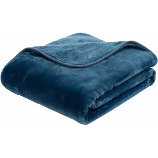 Wohndecke »Premium Cashmere Feeling«, mit premium Cashmere Feeling, Kuscheldecke, 11147757-0 blau B/L: 220 cm x 240 cm
