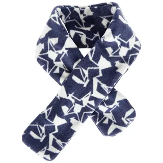 Playshoes Unisex Kinder Fleece-Steckschal Winter-Schal, Sterne, one size - Einheitsgröße