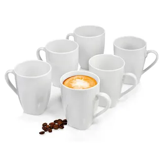 sänger 6-tlg. Kaffeebecher Set Bilgola in Wei | Gr.: onesize