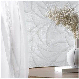 Marburg Vliestapete 3D-Optik Wellen Motiv Grafik Weiß Silber Metallic 35503 Ritus Marburg