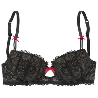 LASCANA Push-up-BH schwarz 85A