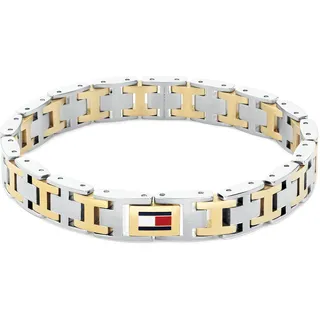 Tommy Hilfiger H-LINK Gliederarmband Blau/Rot 19 cm