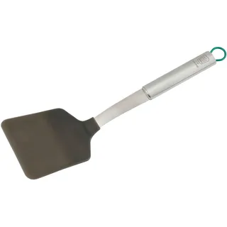 Chefkoch+Fackelmann Pfannenwender, Grau, Silber, Metall, Kunststoff, 31 cm, einfache Handhabung, Kochen, Küchenhelfer, Pfannenwender