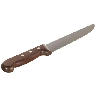 Victorinox, 5.5200.18, Wood, Schlachtmesser, Extra scharfe Klinge, mit geradem Schliff, mit edlem Holzgriff, Braun, Made in Switzerland,