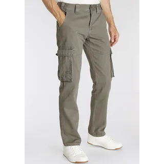 MAN'S WORLD Cargohose Regular Olivgrün 54
