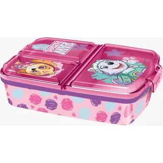 Euromic Paw Patrol Girls Brotdose mit Fächern, Pink