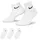 Trainings-Knöchelsocken White/Black 42-46