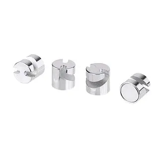 FRANKEN Magnethaken silber, Metall 1,6 x 1,6 cm, 4 St.
