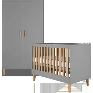 BABYZIMMER 2-teilig Kubi Grau
