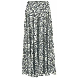 LASCANA Hosenrock Damen Bedruckt Blau/Creme 46