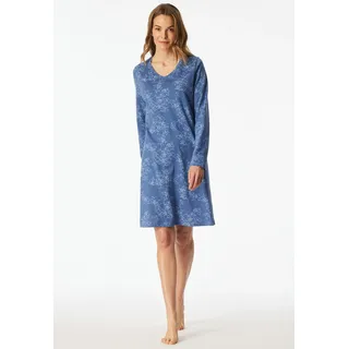 SCHIESSER Nachthemd Uncover Nightwear Blau 40