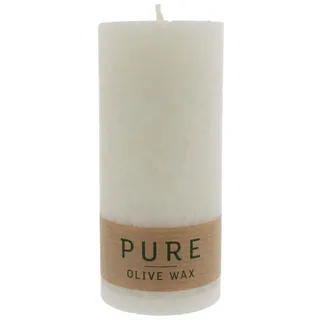 Richard Wenzel PURE Olivenwachs Kerze natural 130x60mm