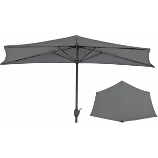 Garden Pleasure Wandschirm 270 x 270 cm Schwarz