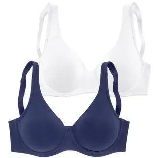 PETITE FLEUR Minimizer-BH Damen marine+weiß Gr.95F