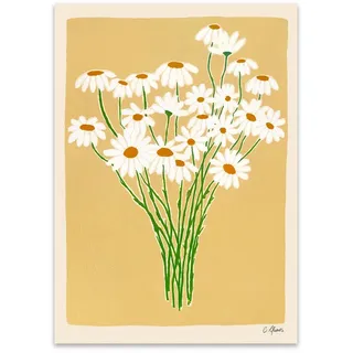 The Poster Club - Daisies von Carla Llanos, 50 x 70 cm
