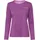 Langarm T-Shirt Magenta L