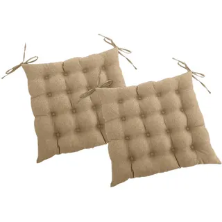 Wometo Stuhlkissen Prime 40 x 40 cm Beige
