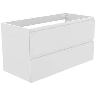duschspa Waschtisch Unterschrank Waschbeckenunterschrank Waschtischunterschrank Badschrank, 50-120cm Hängeschrank, Matt / Hochglanz weiß 100 cm x 52 cm x 44.5 cm