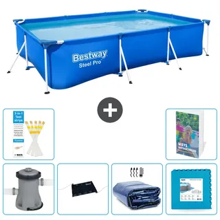 Bestway Steel Pro Rechteckig - 300x201x66 Cm - 7-teilig  S340