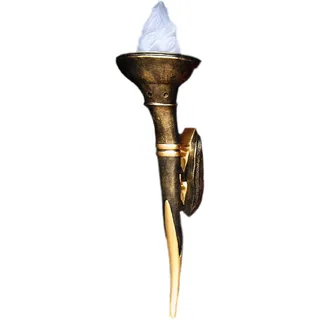 Wandleuchte Fackel Wandlampe Wand Lampen Leuchten Beleuchtung Lampe Antik Stil