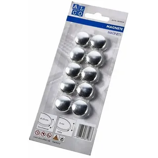 Alco Haftmagnete 8mm Ø 20mm silber
