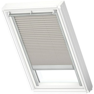 Velux Dachfensterplissee Solar FSL S10 1284S  (Farbe: Silbergrau - 1284S, Farbe Schiene: Aluminium, Solarbetrieben)