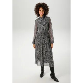 Aniston CASUAL Blusenkleid grau Leo 48