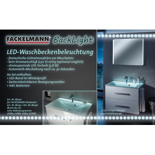 BackLight 80 LED-Waschbeckenbeleuchtung von FACKELMANN