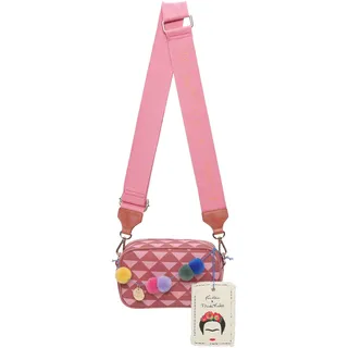 Fritzi aus Preußen Easy Go Umhängetasche Canvas Lila/Rosa