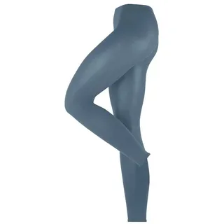 Esprit Feinstrumpfleggings Cotton (1 St) aus hautfreundlicher Baumwolle blau 40-42