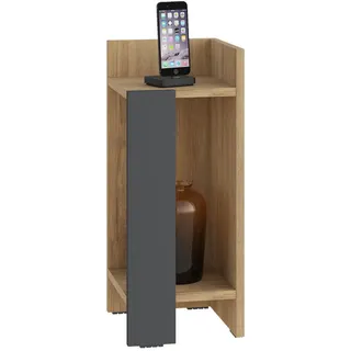 Livetastic Nachtschrank Elos 27 x 60 x 25 cm Eiche