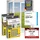 mit Magic Click 130 x 150 cm schwarz 2 St.