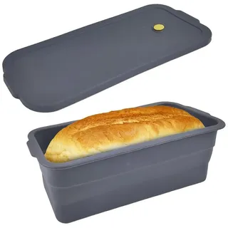 LuxusKollektion Brotbackform Brotbackform Silikon mit Deckel 3500ml