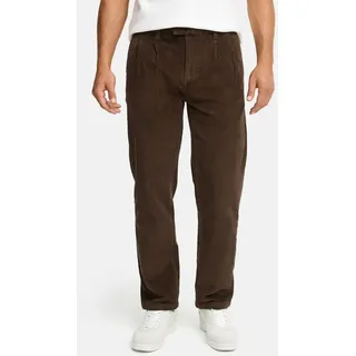 Indicode Chinohose Herren INGustaf Cord Hose Herrenhose Männer Herren Cordhose Straight Fit beige 33/32