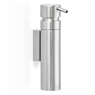 blomus Seifenspender Nexio Matt mit Wandhalter 100 ml 68682 silberfarben