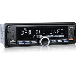 Autoradio Bluetooth DAB/DAB+, CENXINY Auto Radio Bluetooth RDS/FM/AM | 1 Din Autoradio dab plus mit Fernbedienung,unterstützt 2 USB,AUX-Eingänge,TF/SD/FM/iOS Android,Multicolour
