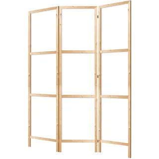 LUMASOUL Paravent einseitiger - Japanisch Paravent Raumteiler Innen - ohne Motiv - 135x172 cm
