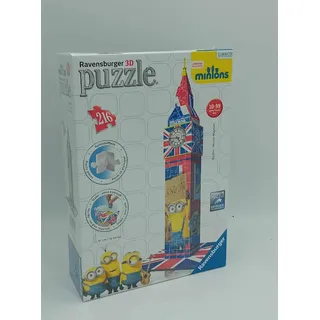 Ravensburger 125890  Big Ben Minions Bauwerke 3D Puzzle, 216 Teile NEU  London
